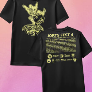 Jorts Fest 4: Official Fest Tee (Black & Yellow)